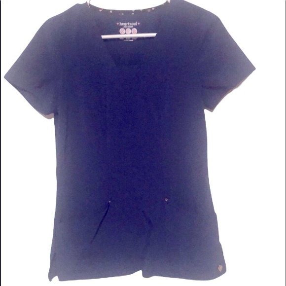 Heartsoul scrub top, navy, xs - Picture 1 of 7